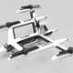 Illustration for article titled Uber’s New Aerial Taxi Concept Looks Like the Spruce Goose of Flying Cars